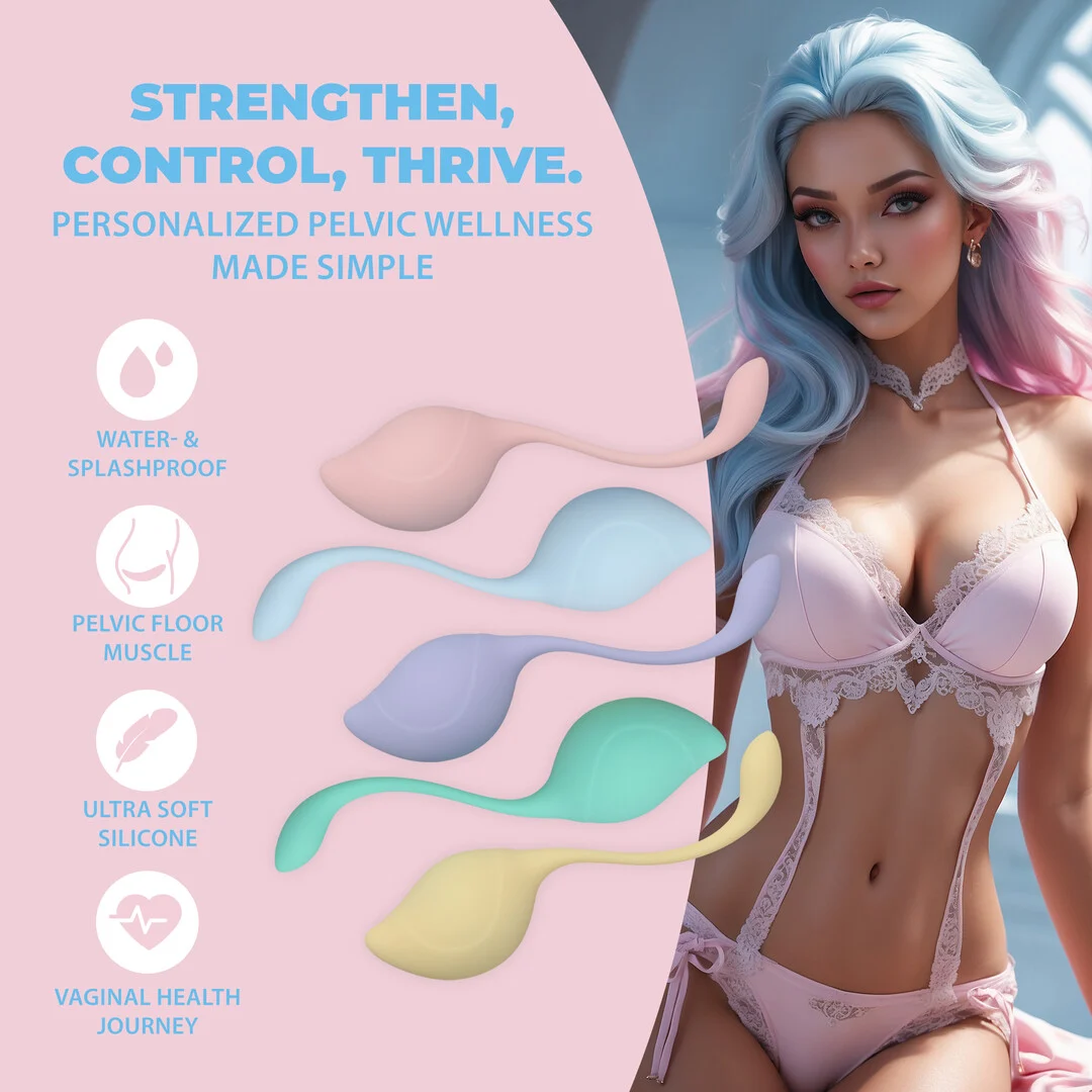 Set per l’allenamento del pavimento pelvico Loveline by Shots multicolore - immagine 4