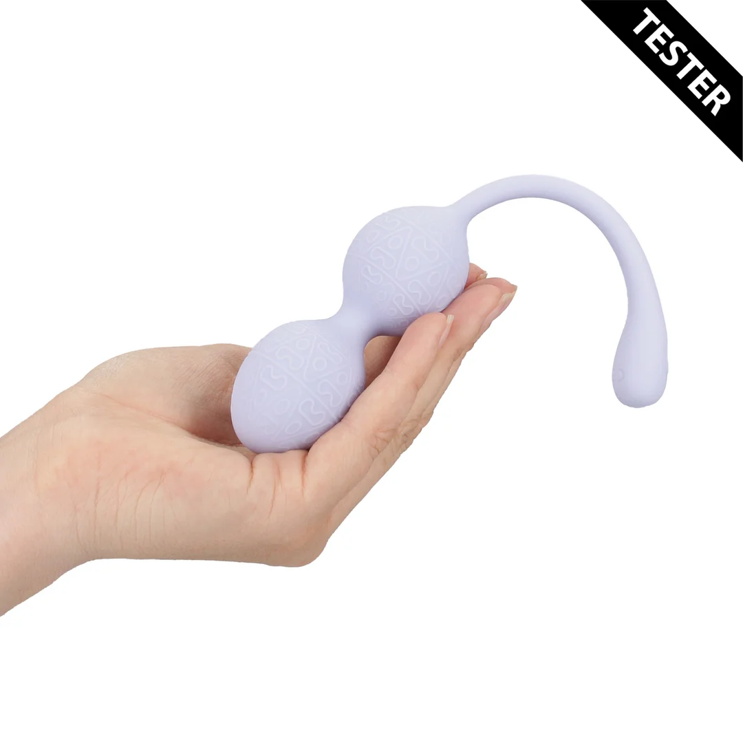 Vibratore anale con 10 modalità, Vibrating Bead Kegel con telecomando, lavanda, tester - immagine 2