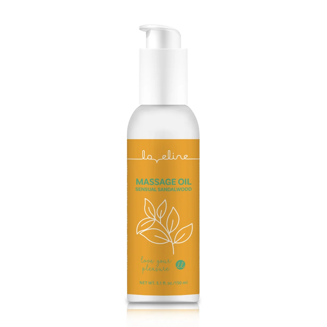 Olio da massaggio erotico con profumo sensuale di sandalo | Loveline by Shots | Tester da 150 ml - immagine 5