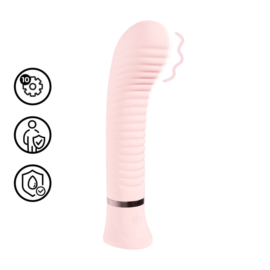 Vibratore per il punto G, 10 modalità e impermeabile, Loveline Paris Collection Rosa Loveline by Shots - immagine 6
