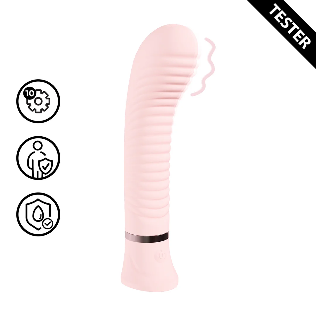 Vibratore per il punto G, 10 modalità e impermeabile, Loveline Paris Collection Rosa Loveline by Shots - immagine 1
