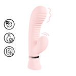 vibratore rabbit a coste per il punto G con 10 modalità – Loveline Rosa Loveline by Shots - immagine 6