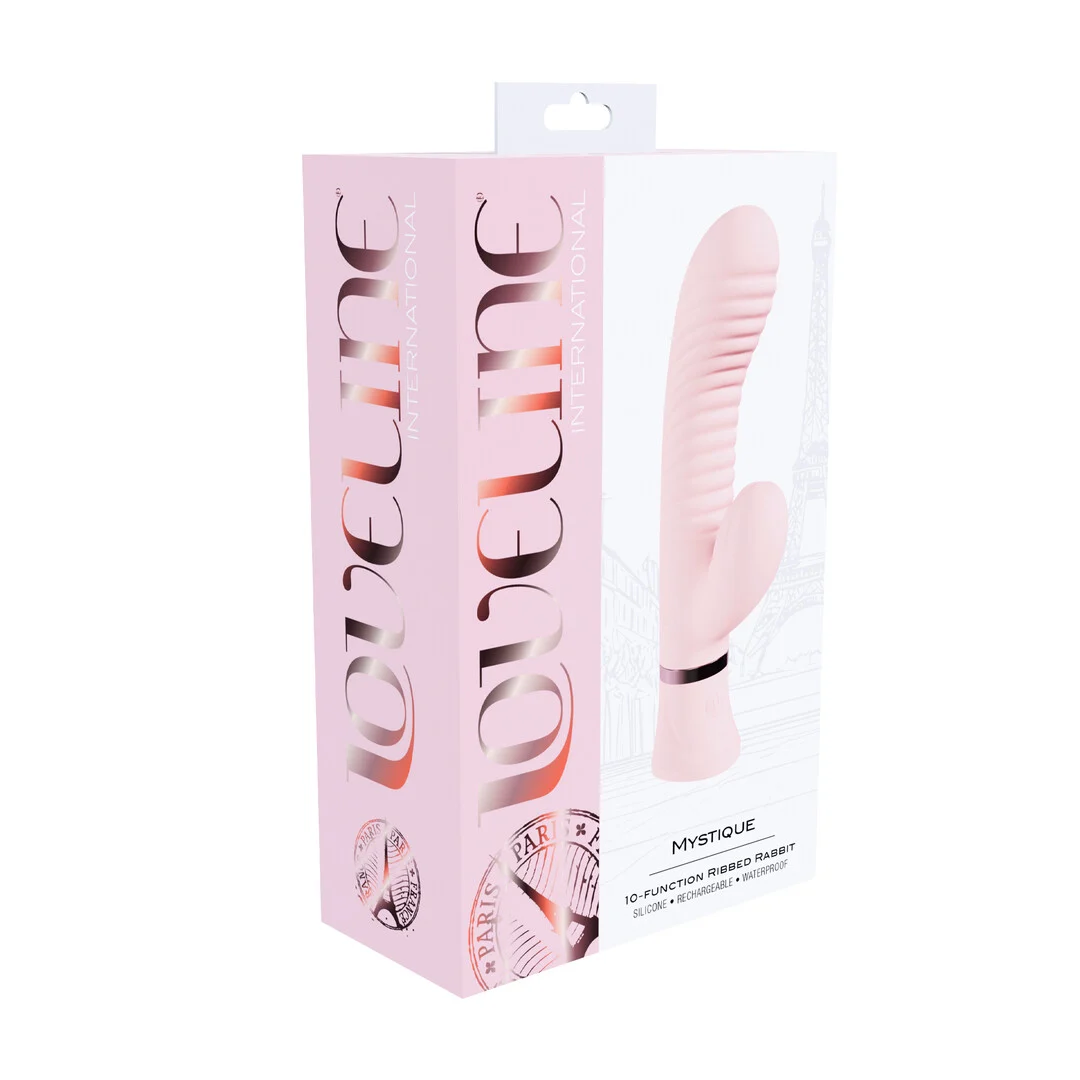 vibratore rabbit a coste per il punto G con 10 modalità – Loveline Rosa Loveline by Shots - immagine 2