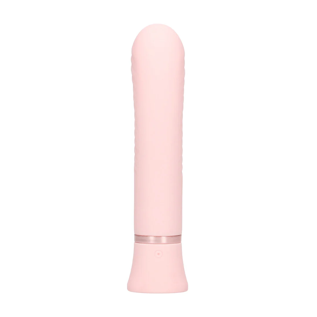vibratore rabbit a coste per il punto G con 10 modalità – Loveline Rosa Loveline by Shots - immagine 4
