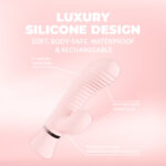 vibratore rabbit a coste per il punto G con 10 modalità – Loveline Rosa Loveline by Shots - immagine 5