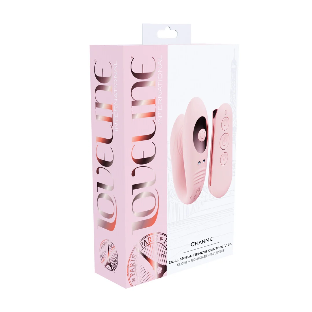 Vibratore doppio con telecomando – Charme Loveline by Shots - immagine 2