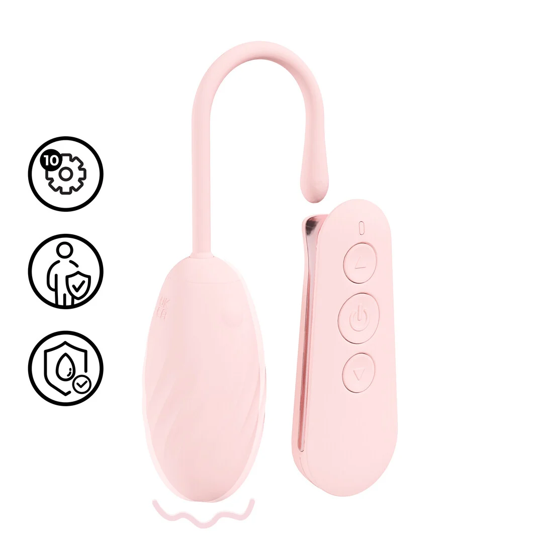 Uovo vibrante rosa Loveline by Shots, 10 modalità - immagine 7