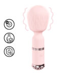 Vibratore wand, 10 modalità, Loveline Velour rosa (Tester) Loveline by Shots - immagine 6