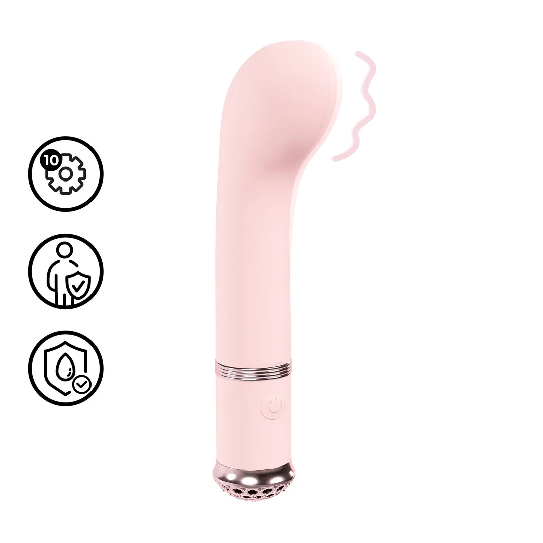 Vibratore per il punto G, 10 modalità, Loveline Chérie Rosa Loveline by Shots - immagine 6