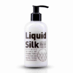 Lubrificante a base d’acqua, lubrificante premium con un tocco di silicone, senza profumo e insapore, 250 ml, Liquid Silk
