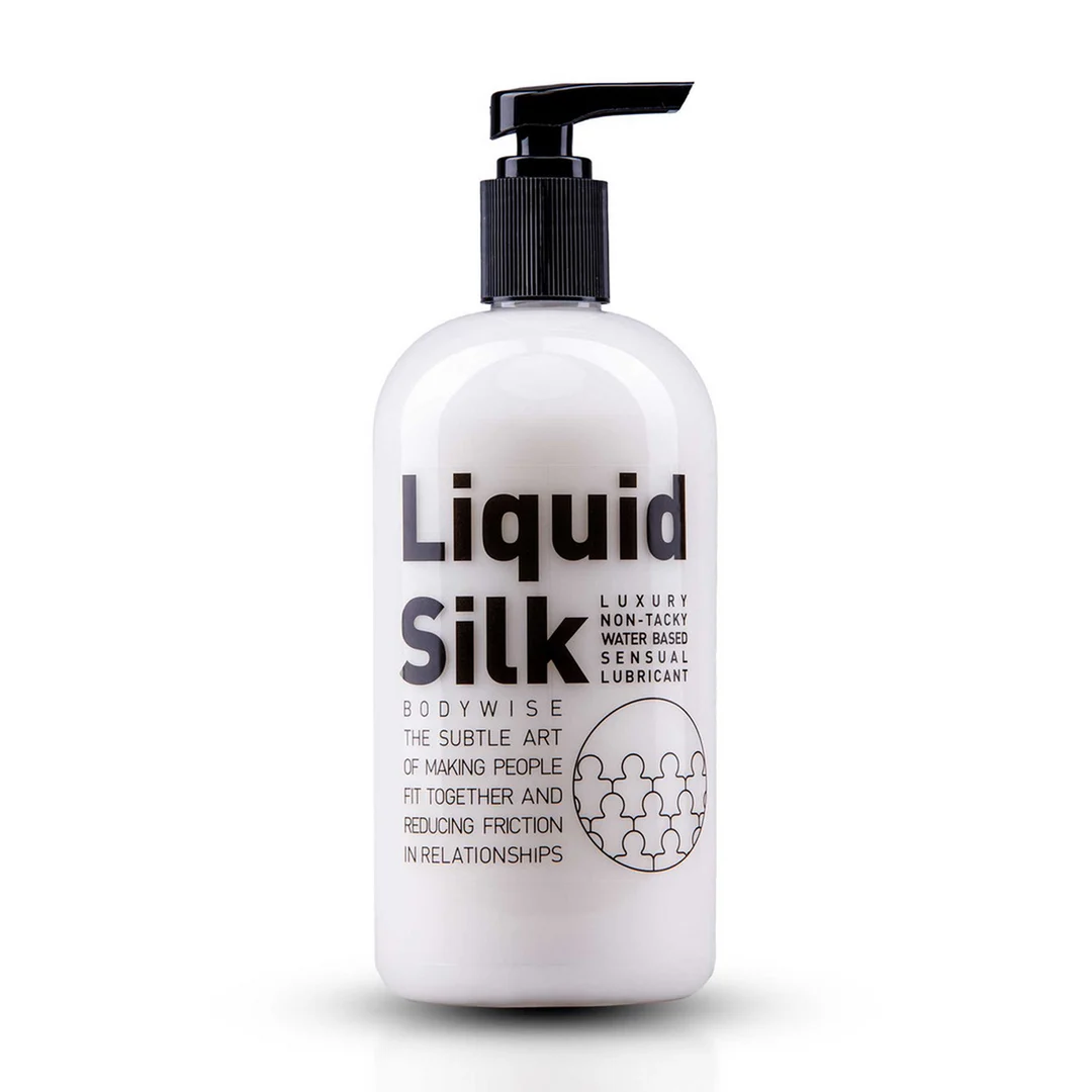 Lubrificante a base d’acqua, lubrificante premium con un tocco di silicone, senza profumo e insapore, 250 ml, Liquid Silk - immagine 3