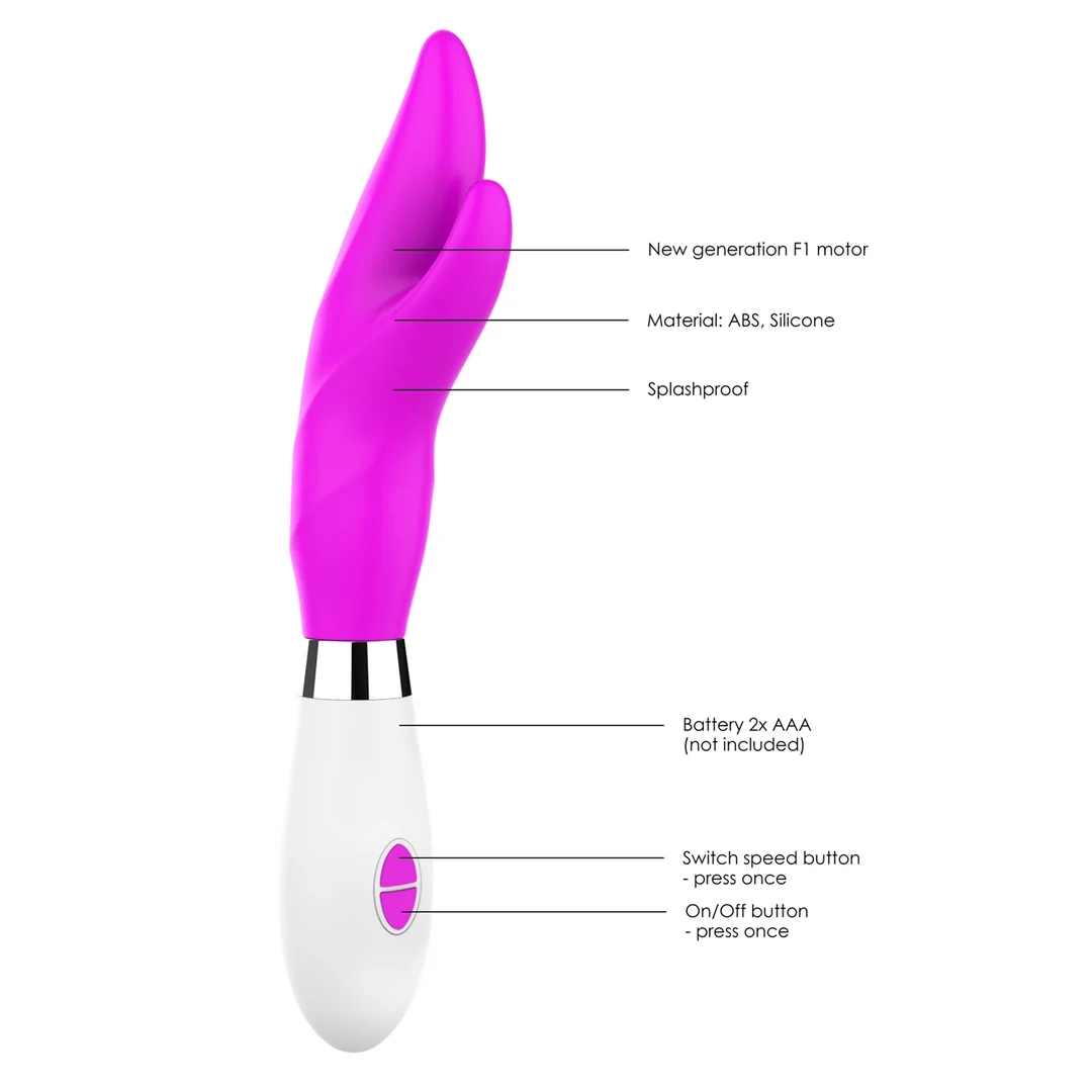 Luminous by Shots Athos vibratore con stimolatore clitorideo - immagine 5