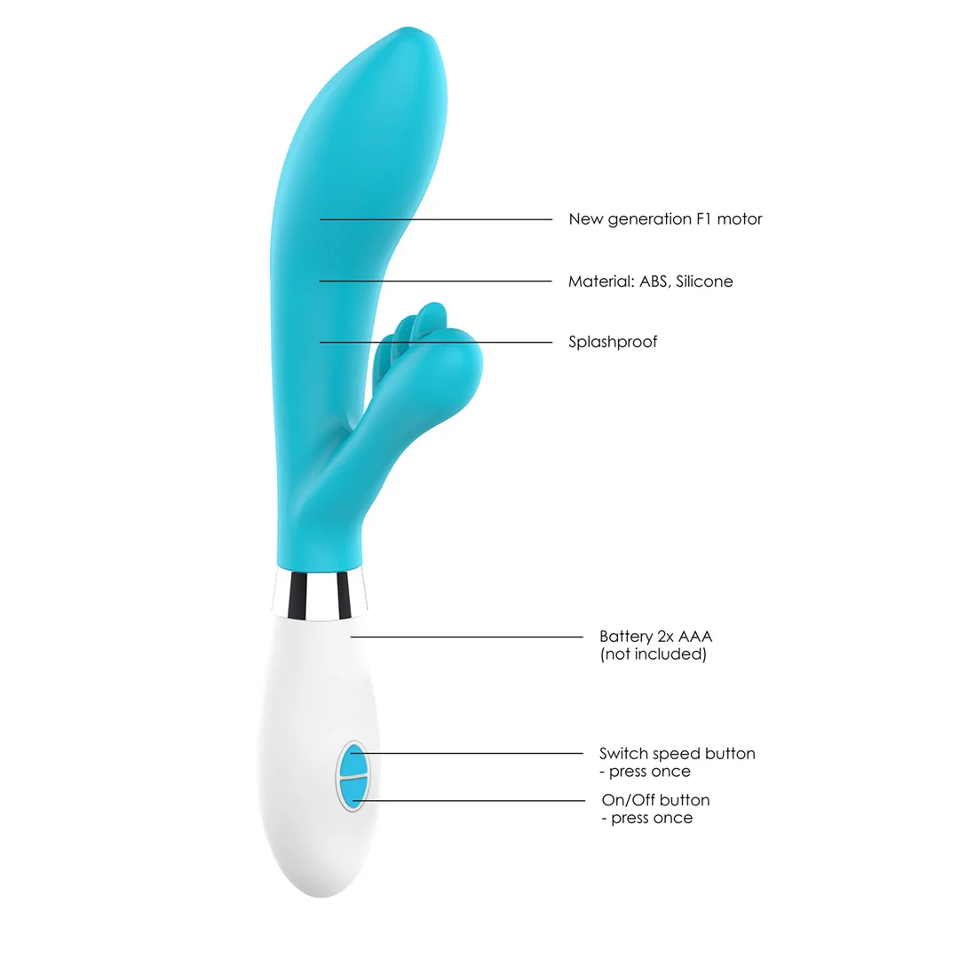 Vibratore rabbit | 10 modalità | Luminous by Shots - immagine 11