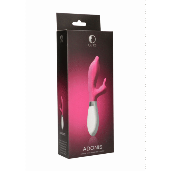 Luna Adonis stimolatore clitorideo e vibratore, rosa