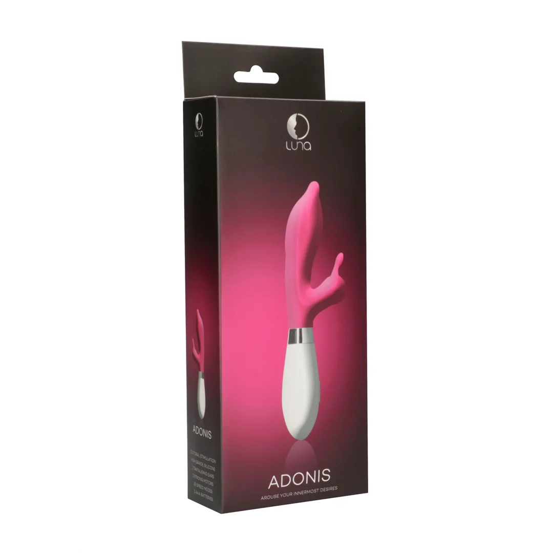 Luna Adonis stimolatore clitorideo e vibratore, rosa - immagine 1