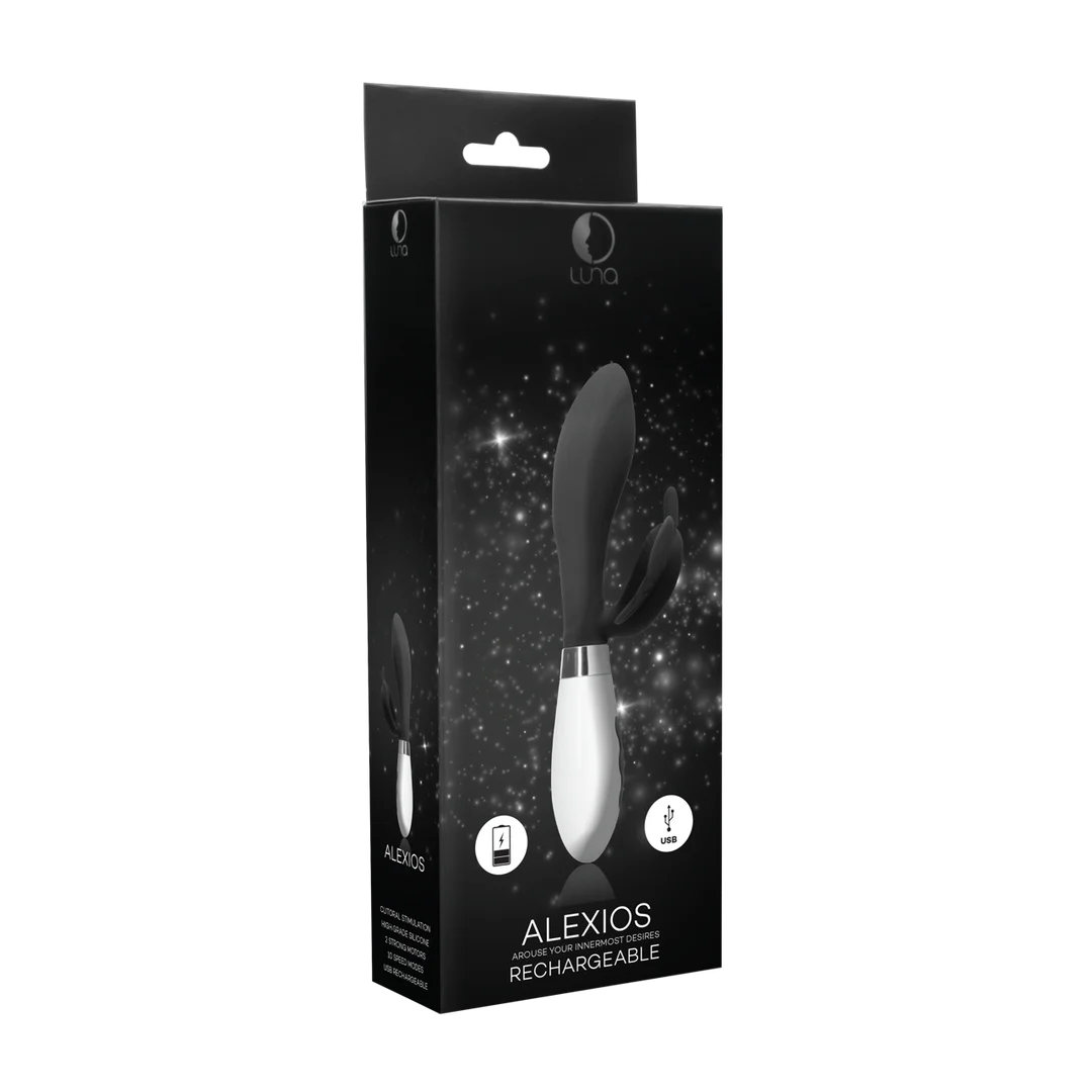 Vibratore rabbit Alexios Luna by Shots - immagine 1