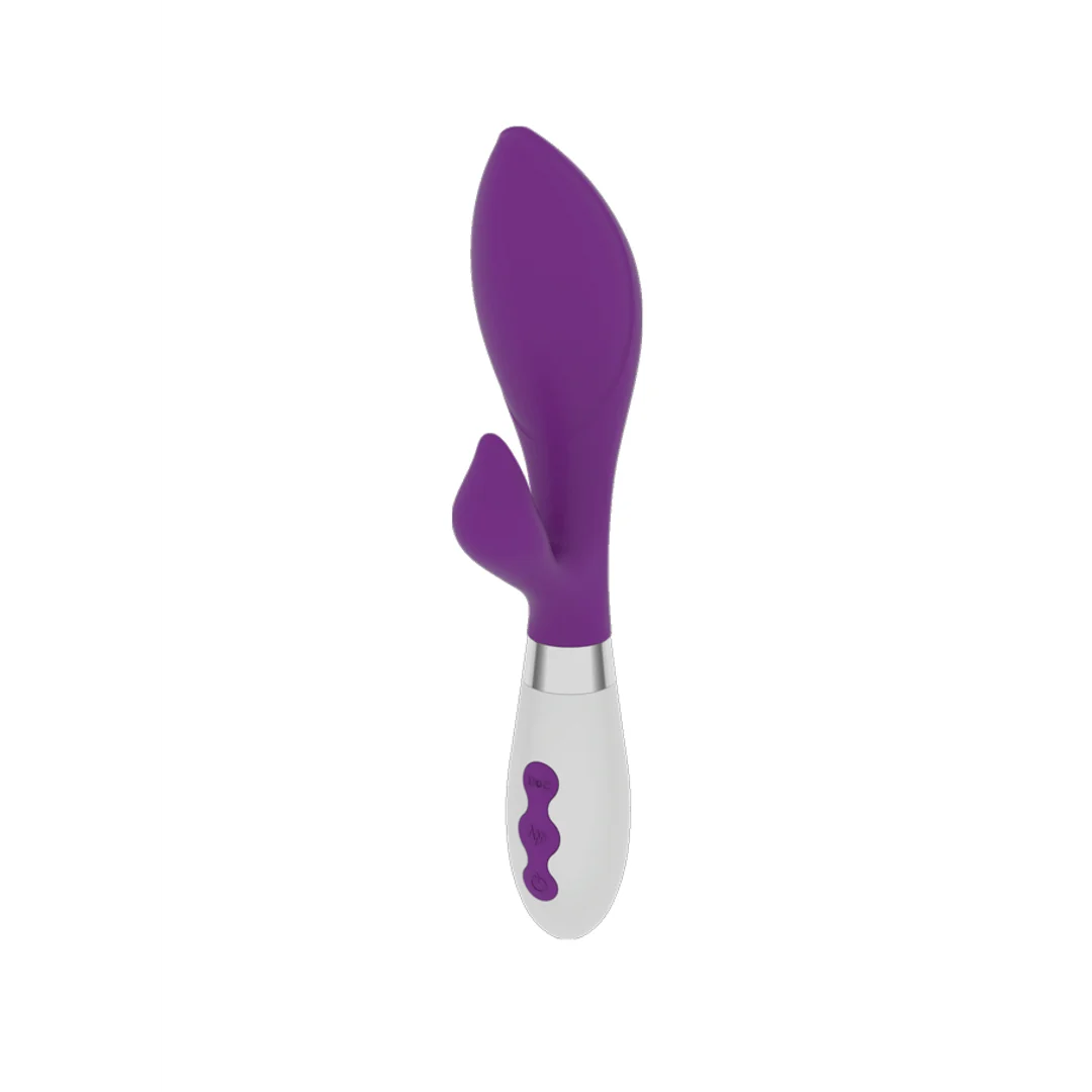 Vibratore rabbit, 10 livelli e stimolazione mirata, viola Luna by Shots - immagine 5