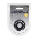 Anello per il pene Levelz in silicone liquido nero