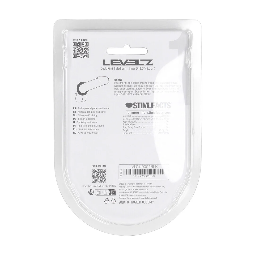 Anello fallico Levelz in silicone liquido - immagine 2