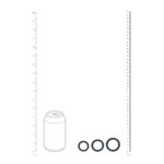 Set di 3 anelli fallici Levelz in silicone - immagine 4