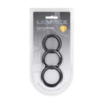 Set da 3 anelli fallici in silicone Levelz by Shots