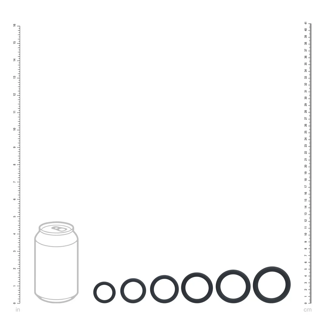 Set di anelli fallici in silicone Levelz by Shots - immagine 4