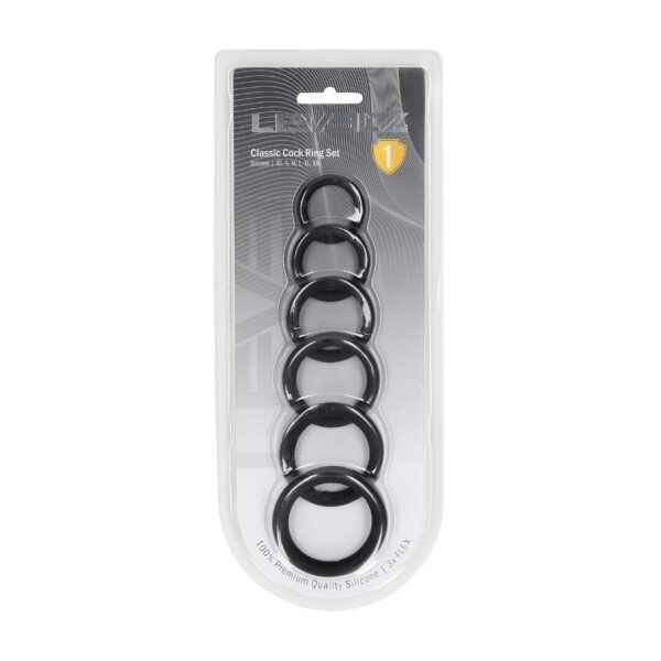 Set di anelli fallici in silicone Levelz by Shots