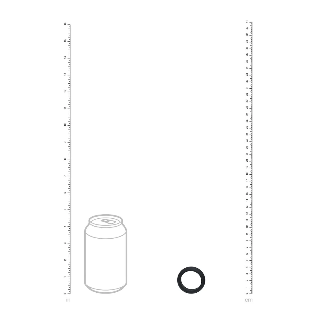 Anello fallico in silicone Levelz Wide O nero - immagine 4