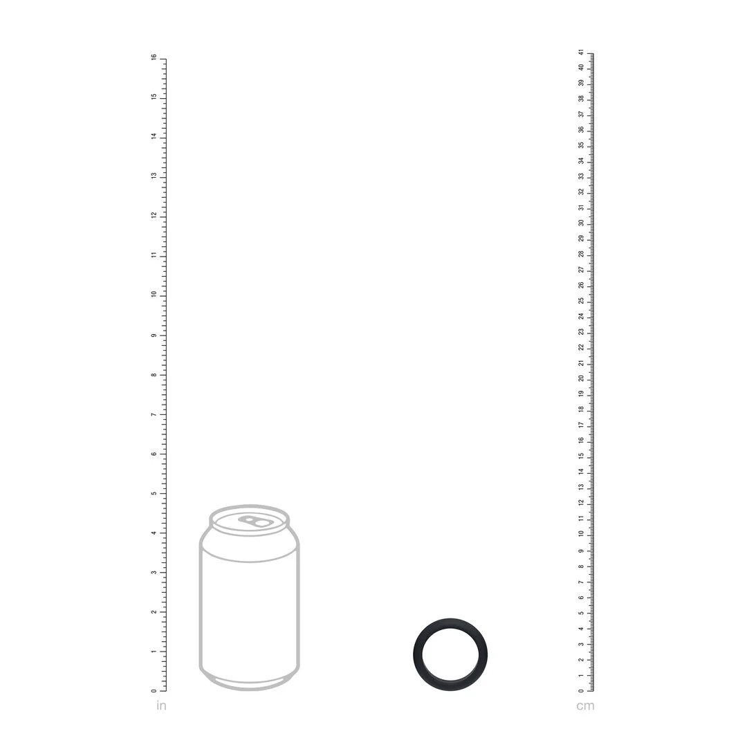 Anello fallico Levelz Wide O in silicone - immagine 4