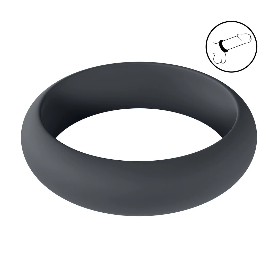 Anello fallico Levelz Wide O in silicone - immagine 6