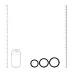 Set di anelli fallici in silicone Wide O Levelz by Shots - immagine 4