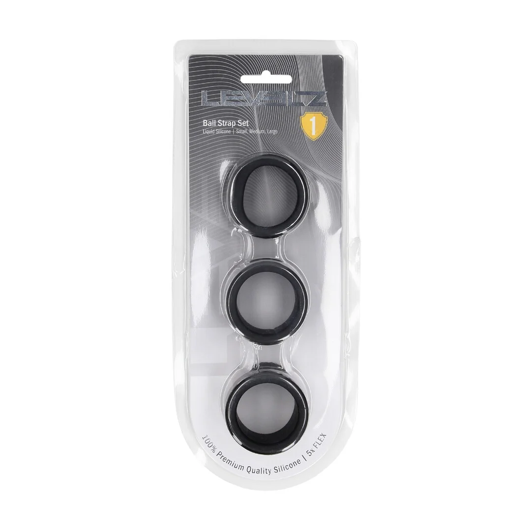 Set di 3 allungatori per testicoli in silicone Levelz - immagine 1