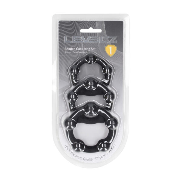 Set di anelli fallici Levelz in silicone