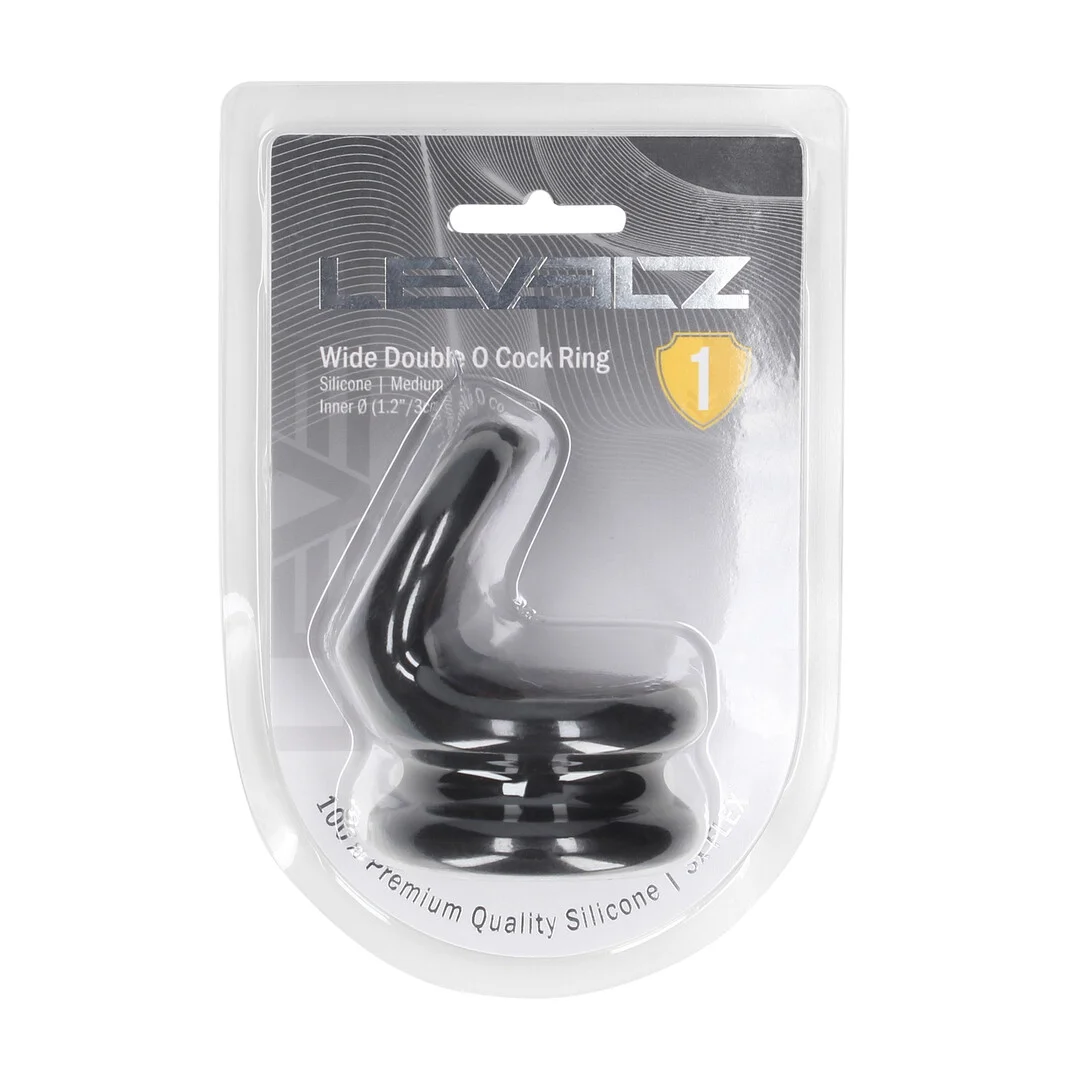 Anello fallico doppio in silicone Levelz by Shots - immagine 1