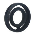 Anello in silicone Classic Grooved per pene e testicoli - immagine 3