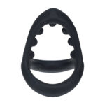 Anello fallico e per i testicoli Levelz Tri O in silicone - immagine 3