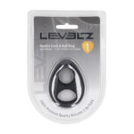 Anello fallico e per i testicoli Levelz in silicone con doppia apertura