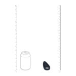 Anello fallico in silicone Levelz a goccia nero - immagine 6