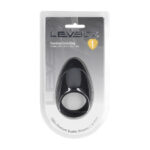 Anello fallico in silicone Levelz a goccia nero