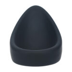 Anello fallico in silicone Levelz a goccia nero - immagine 4
