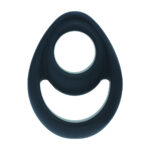 Anello fallico in silicone Levelz Double Ergo nero - immagine 3