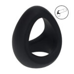 Anello fallico in silicone Levelz Tri O nero - immagine 5