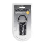 Anello fallico in silicone Levelz by Shots con guaina a coste nera