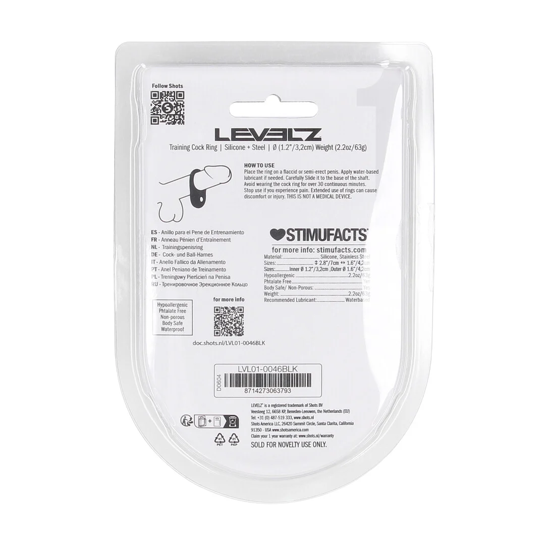Anello fallico da allenamento in silicone Levelz - immagine 2