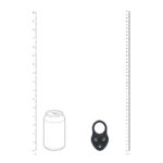 Anello fallico da allenamento Levelz in silicone nero - immagine 4
