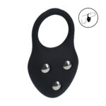 Anello fallico da allenamento Levelz in silicone nero - immagine 6