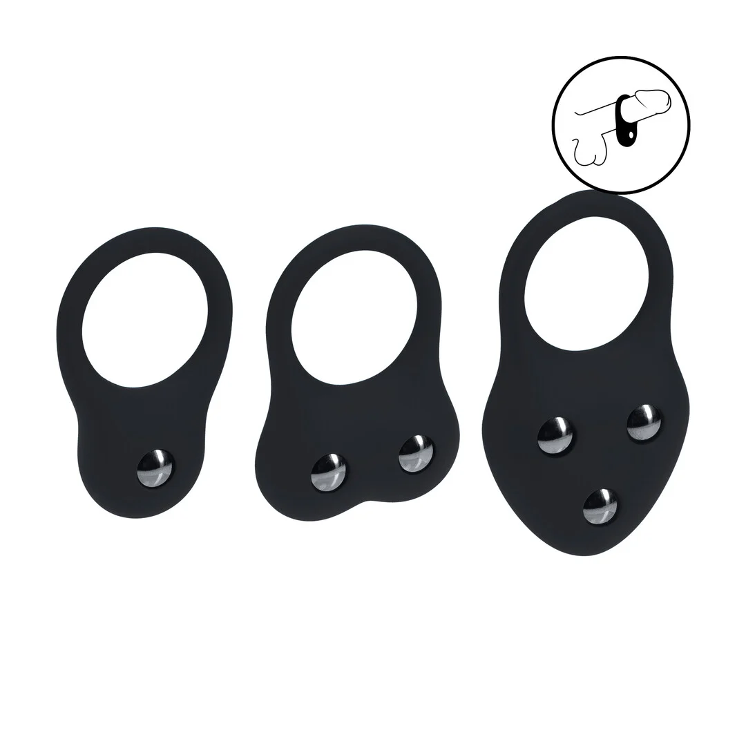 Anelli da allenamento in silicone Levelz, set da 3 - immagine 6
