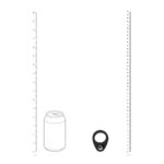 Anello fallico appesantito Levelz in silicone liquido - immagine 4