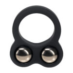 Anello fallico doppio appesantito Levelz in silicone liquido - immagine 3