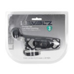 Guaina vibrante per pene Levelz by Shots con anello per testicoli, nera